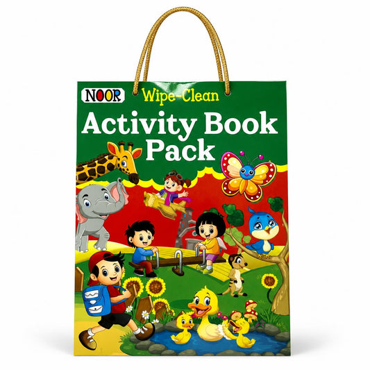 Wipe-Clean Activity Book Pack for Kids – 10 Write & Wipe Books