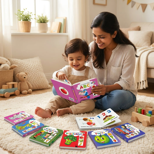 Easy Learner's Series – 10 Board Books Set for Toddlers (English & Urdu)