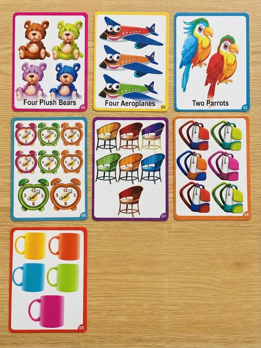 NOOR Flash Cards – 123 Numbers (32 Cards)